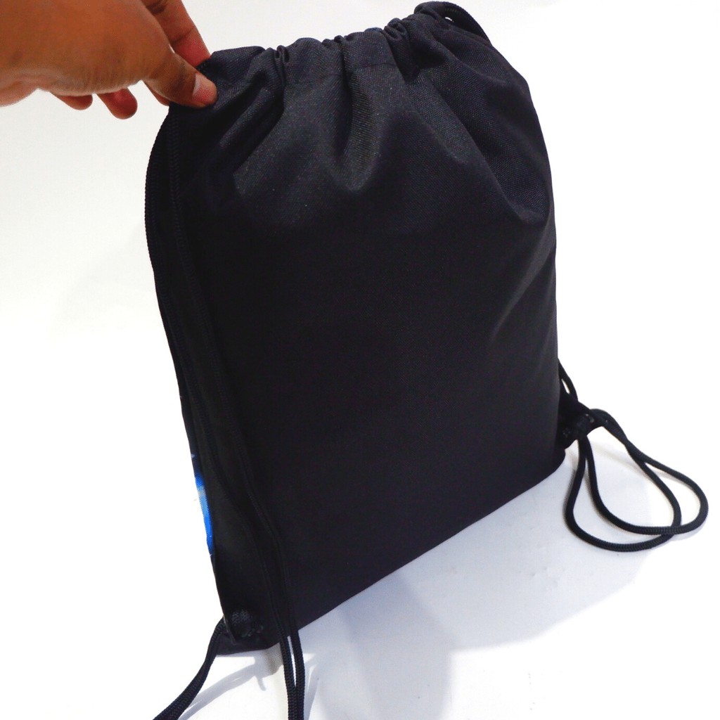 COD Tas Serut Fashion Hot Fashion Men's Women's Print Shoulder Folding Drawstring String Bag Backpack School - Gambar 4