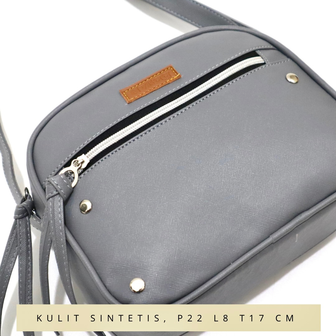 YUK COD Sis Slingbag Terkini Model simpel elegan fashion wanita cewek tas selempang murah semarang - Gambar 5