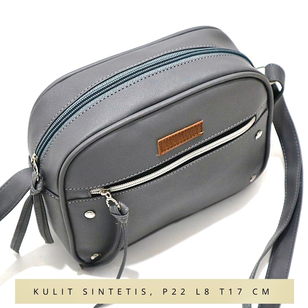 YUK COD Sis Slingbag Terkini Model simpel elegan fashion wanita cewek tas selempang murah semarang - Gambar 3