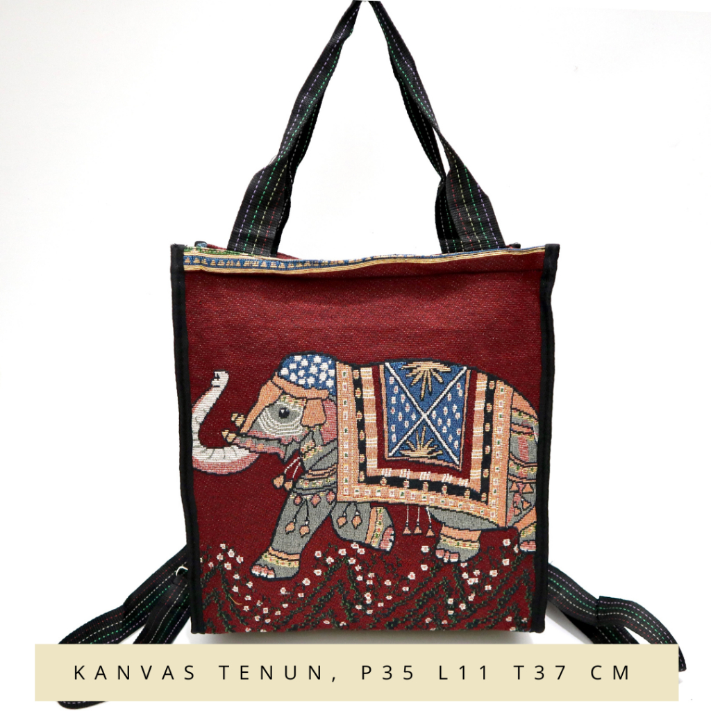 Promo Fashion ransel motif Karakter tutup tanpa boneka /tas ransel murah /fashion wanita Lokal Punya - Gambar 7