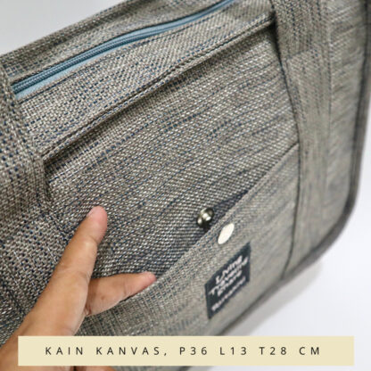 NEVSET Tas Wanita Tas Tote Ukuran Besar Big Jumbo Tas Totebag Wanita Model Terbaru Kanvas Kuat - Gambar 6