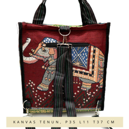 Promo Fashion ransel motif Karakter tutup tanpa boneka /tas ransel murah /fashion wanita Lokal Punya - Gambar 5