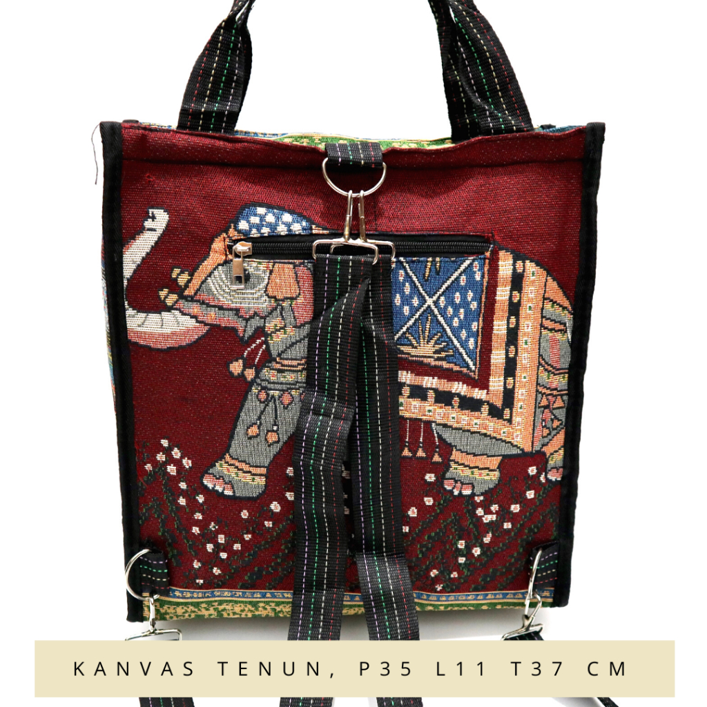Promo Fashion ransel motif Karakter tutup tanpa boneka /tas ransel murah /fashion wanita Lokal Punya - Gambar 5