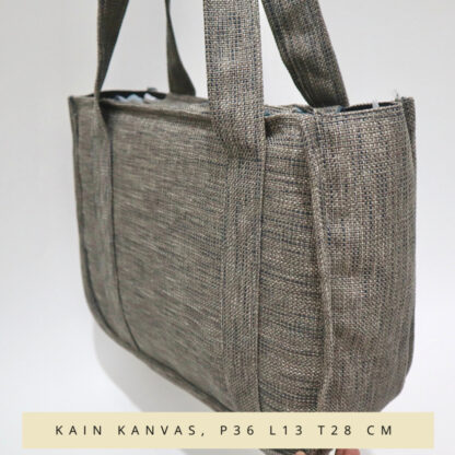 NEVSET Tas Wanita Tas Tote Ukuran Besar Big Jumbo Tas Totebag Wanita Model Terbaru Kanvas Kuat - Gambar 7