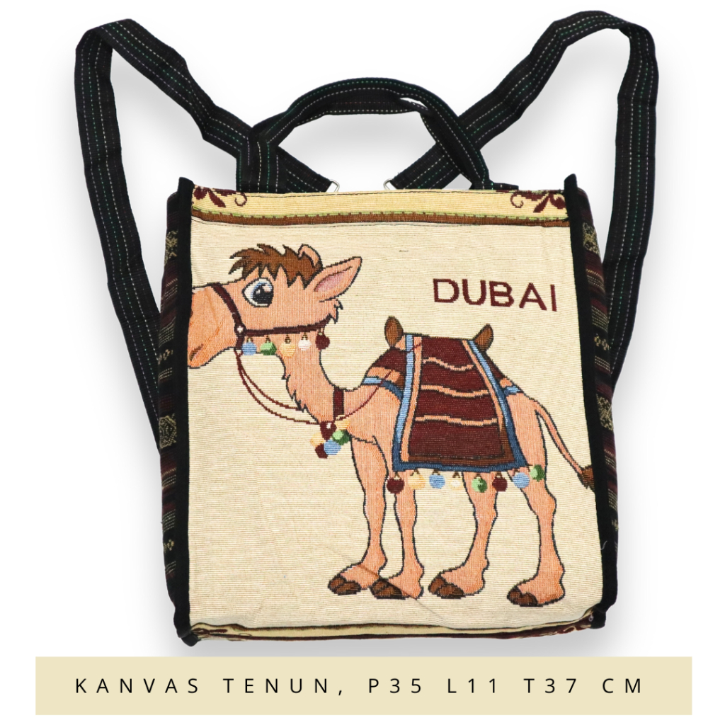 Promo Fashion ransel motif Karakter tutup tanpa boneka /tas ransel murah /fashion wanita Lokal Punya